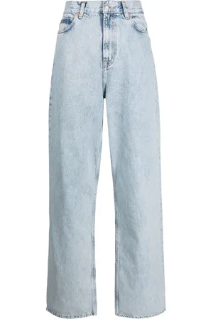 WARDROBE.NYC Vaqueros rectos de talle bajo