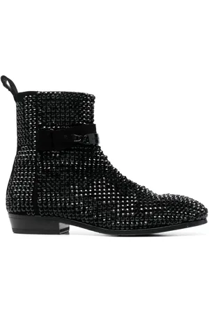 Philipp Plein Botas con apliques de cristales