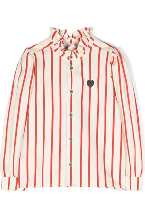 Mini Rodini Camisa a rayas estampadas