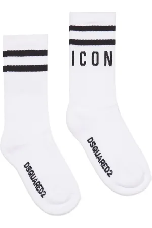Dsquared2 Calcetines con logo en intarsia