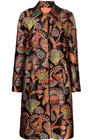 La DoubleJ Abrigo Boxy Sicomore en jacquard