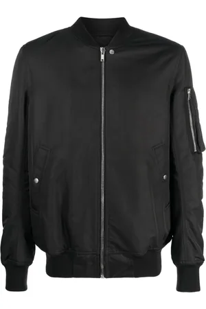 Rick Owens Chaqueta bomber con cuello estilo béisbol