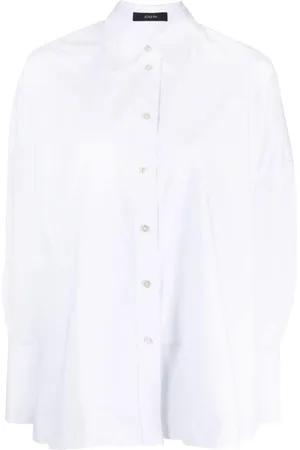 Joseph Camisa de popelina con abertura lateral