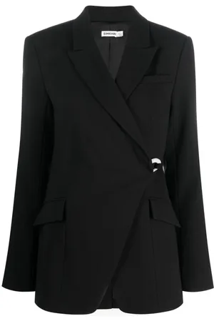 Simkhai Blazer Eva con cuello cruzado