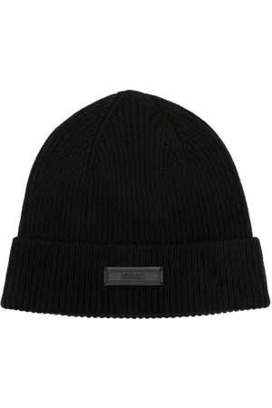 VERSACE Gorro con aplique del logo
