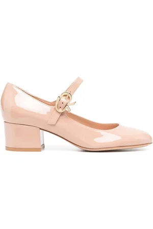 Gianvito Rossi Zapatos Mary Ribbon con tacón de 50mm