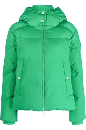 Chaqueta Encerada Padded Verde