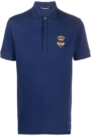 Dolce & Gabbana Polo con emblema bordado