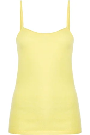 Cashmere In Love Top sin mangas Amaya de punto fino