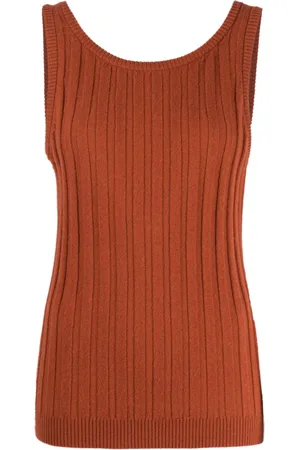 Cashmere In Love Top sin mangas Mara de canalé