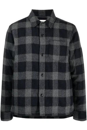 OFFICINE GENERALE Chaqueta a cuadros gingham