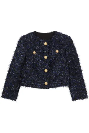 Balmain Chaqueta de tweed de lurex