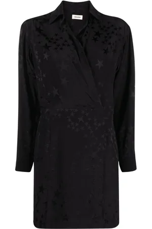Zadig & Voltaire Vestido corto con estrella en jacquard