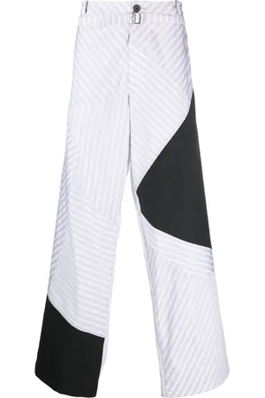 Kiko Kostadinov Pantalones anchos a rayas