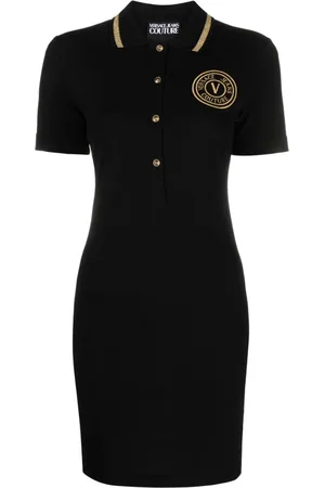 VERSACE Minivestido V-Emblem tipo polo