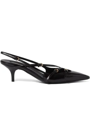 Miu Miu Zapatos con tacón de 55mm y detalle de hebilla