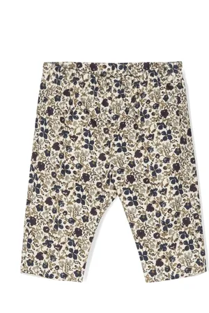 BONPOINT Pantalones rectos con motivo floral