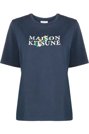 Maison Kitsuné Camiseta con logo estampado