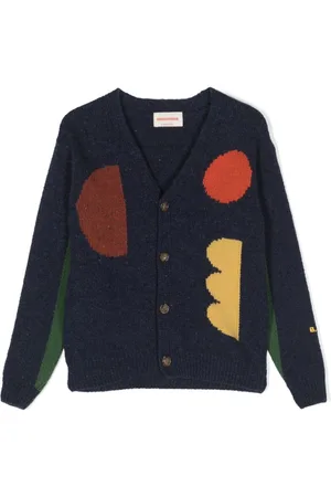 Bobo Choses Cárdigan con motivo en intarsia