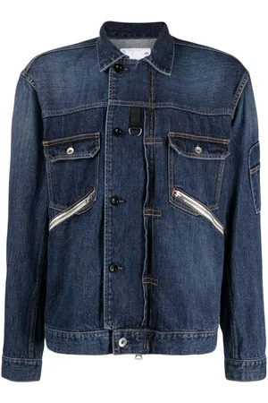 SACAI Camisa con cuello recto