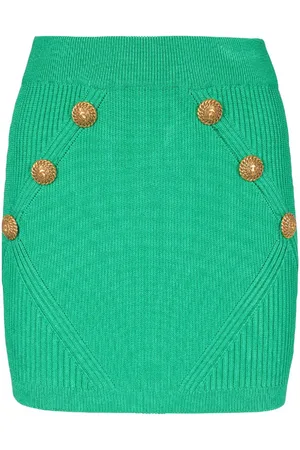Balmain Falda con botones