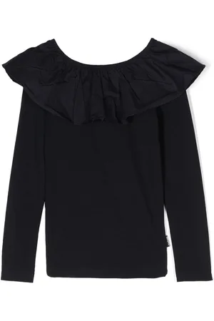 Molo Camiseta Renate con cuello de volantes