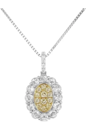 HYT Jewelry Collar en oro de 18 kt y platino con diamantes