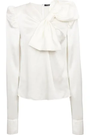 Balmain Blusa con detalle de lazo