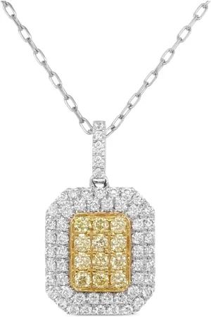 HYT Jewelry Collar en oro de 18 kt y platino con diamantes