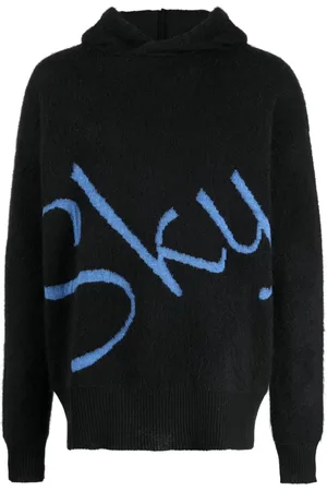 BLUE SKY INN Sudadera con capucha y logo en jacquard