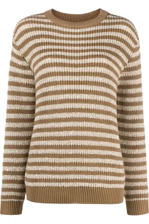 Brunello Cucinelli Jersey de punto a rayas