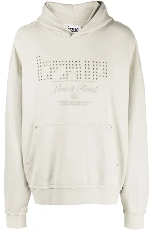 Izzue Sudadera con capucha y logo bordado