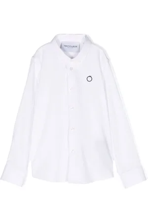 Trussardi Camisa con logo bordado