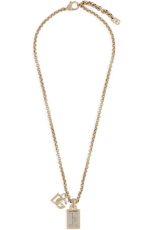Dolce & Gabbana Collar de cadena con letras del logo