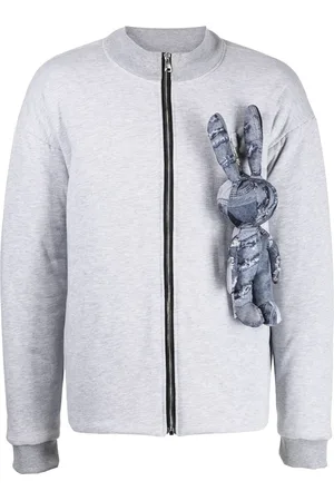 Natasha Zinko Chaqueta bomber con aplique de conejo