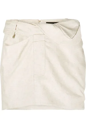 Jacquemus Minifalda Bahia con detalle retorcido