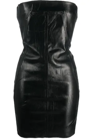 Rick Owens Vestido corto palabra de honor