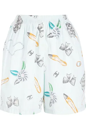 CHANEL Pantalones cortos Icon de talle alto
