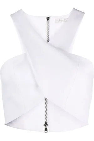 Gauchere Top con diseño cruzado