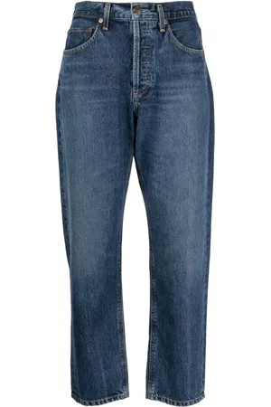 AGOLDE Vaqueros capri de talle alto