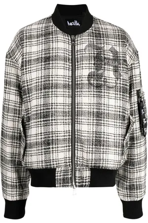 HACULLA Chaqueta bomber de tweed con cremallera