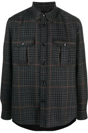 BRIONI Sobrecamisa a cuadros