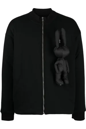 Natasha Zinko Chaqueta bomber con aplique de conejo