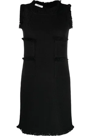 CHARLOTT Vestido midi con ribete de flecos