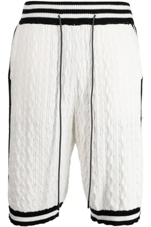 MOSTLY HEARD RARELY SEEN Pantalones cortos de deporte de punto de ochos