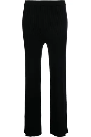 AERON Pantalones de canalé rectos