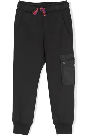 Lanvin Pantalones de chándal con logo bordado