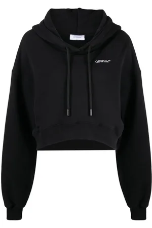 OFF-WHITE Sudadera corta con capucha y logo