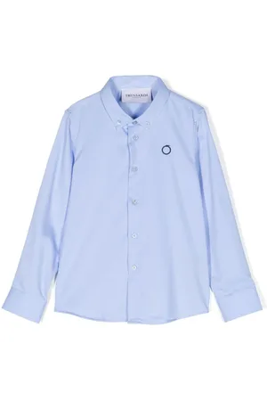 Trussardi Camisa con logo bordado