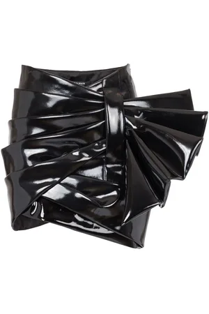 Balmain Minifalda drapeada